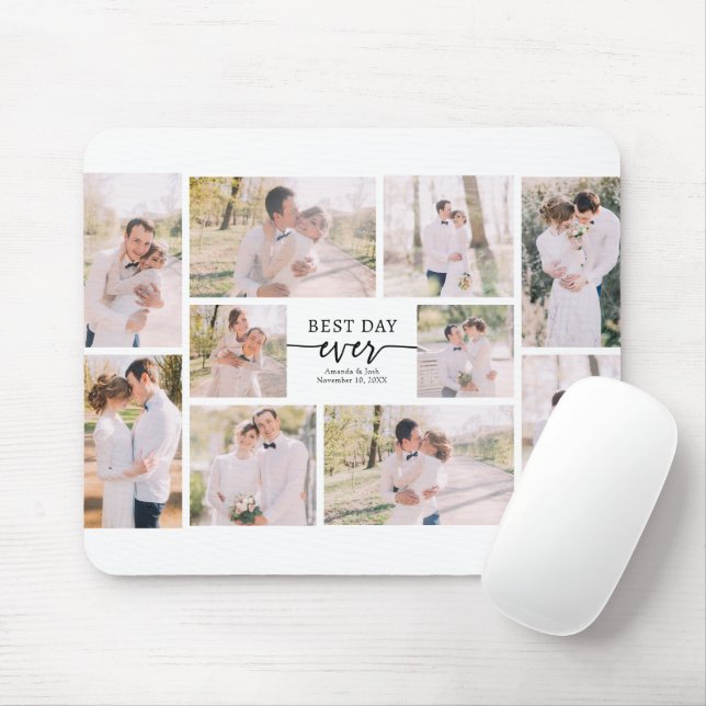 Photo Collage Mouse Mat (With Mouse)