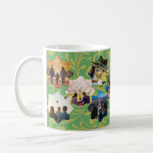 Photo Collage Mug – 12 Photos Arranged in Octagon