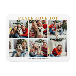 Photo Collage Name Magnet