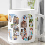 Photo Collage Number 30 - 30th Birthday Large Coffee Mug<br><div class="desc">Personalised Giant Mug for 30th Birthday. Create your own photo collage using your favourite photos. Your photographs will automatically display in the shape of the number 30 on both sides of the mug. The photo collage holds a mixture of square, portrait and landscape pictures to give you good flexibility of...</div>
