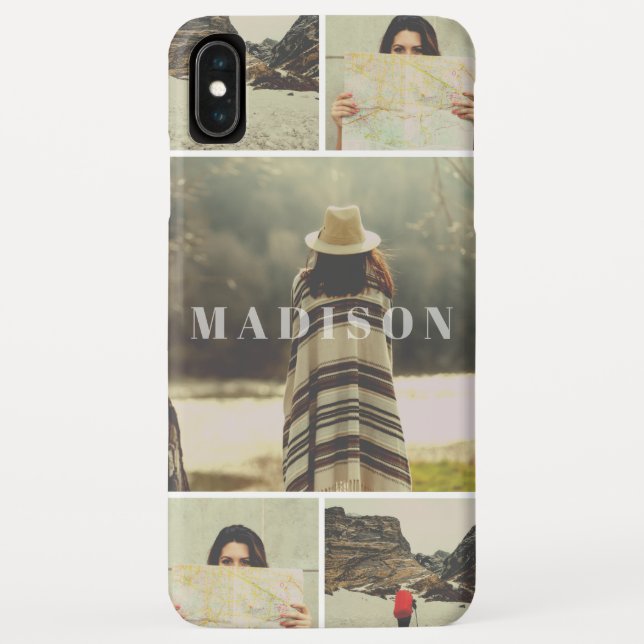 Photo Collage of Memories La Boca Filter Case-Mate iPhone Case (Back)