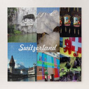 Photo Collage of Switzerland Jigsaw Puzzle