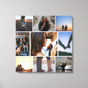 Photo Collage Personalised Canvas Print