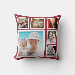 Photo Collage  personalised custom Cushion