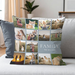 Photo Collage Personalised Family Cushion