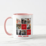 Photo Collage Personalised Message & Name Mug<br><div class="desc">Wake up to love that transcends the stars with our "I Love You To The Moon And Back" 2-tone coffee mug, custom-made for a gift as unique as your cherished memories. Personalise it with photos, a heartfelt message, names, or a special date, turning each sip into a celebration of moments...</div>