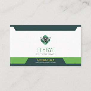 Photo Collage Pest Control Business Card