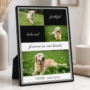 Photo Collage Pet Memorial Plaque