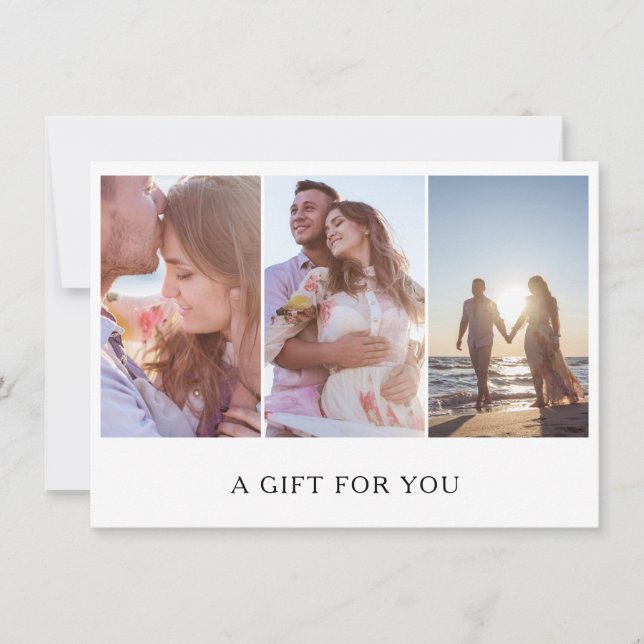 Photo Collage Photography Gift Certificate (Front)