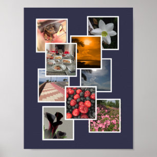 Photo Collage Picture Design Poster