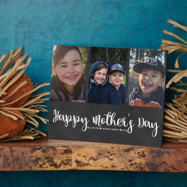 Photo Collage Plaque | Happy Mother's Day (Side)
