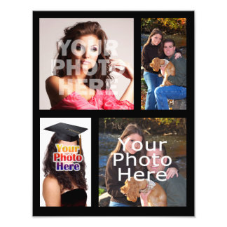 Photo Collage Print, Four Pictures Print