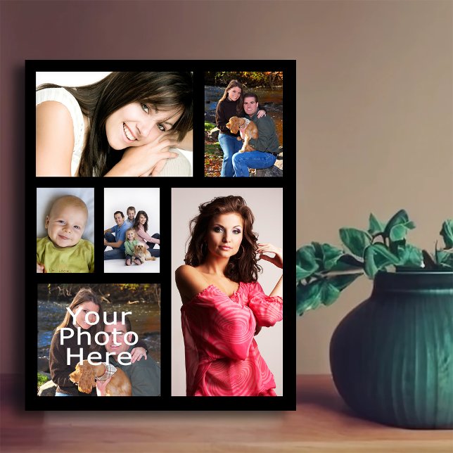 Photo Collage Print, Six Pictures (six photo custom picture collage print)