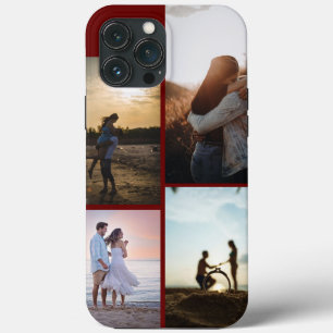 Photo Collage Romantic iPhone 13 Pro Max Case