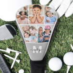 Photo Collage Simple Monogram Picture Golf Head Cover<br><div class="desc">This personalised golf head cover features a clean 5-photo collage with a stylish monogram placed at the bottom. Add your favourite family memories, vacation shots, or any special moments to create a unique and meaningful keepsake. A fun and thoughtful gift for Father’s Day, Mother’s Day, birthdays, holidays, or just because....</div>