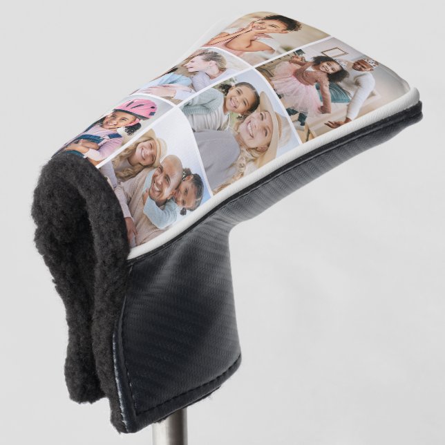 Photo Collage Simple Picture Golf Head Cover (3/4 Front)
