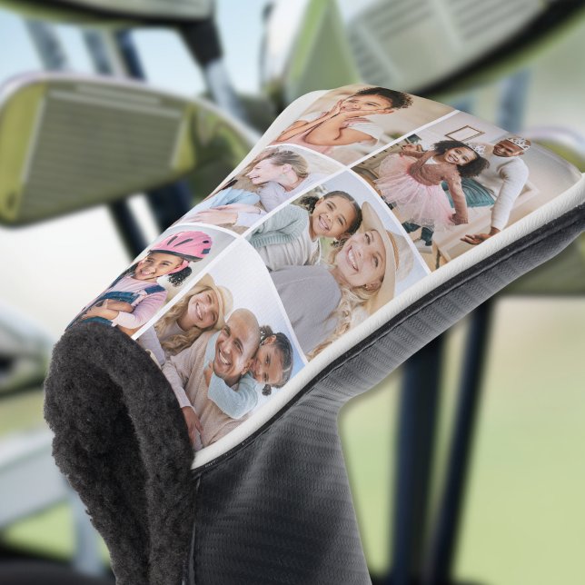 Photo Collage Simple Picture Golf Head Cover (Photo Collage Simple Picture Golf Head Cover )