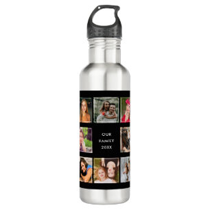 Photo Collage Stainless Steel Water Bottle