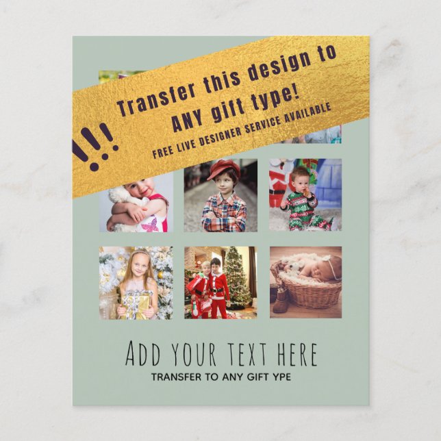 Photo Collage Template Flyer (Front)