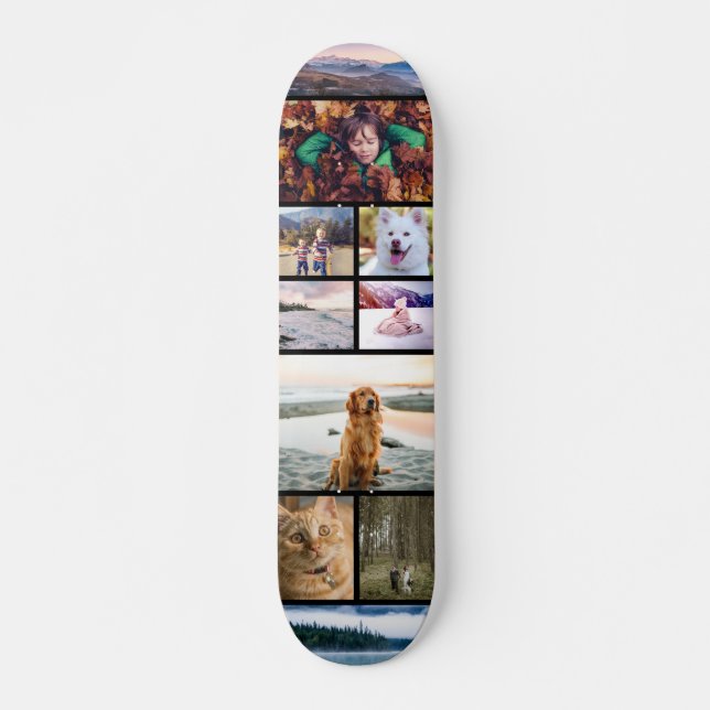 Photo Collage Template Skateboard (Front)