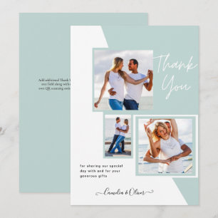 Photo Collage THANK YOU Wedding/Baby/Graduate/ANY Invitation