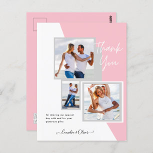 Photo Collage THANK YOU Wedding/Baby/Graduate/ANY Postcard