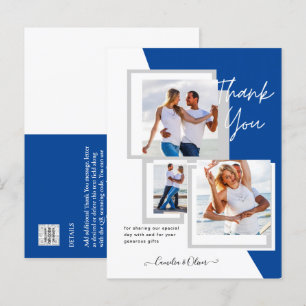 Photo Collage THANK YOU Wedding/Baby/Graduate/ANY Postcard