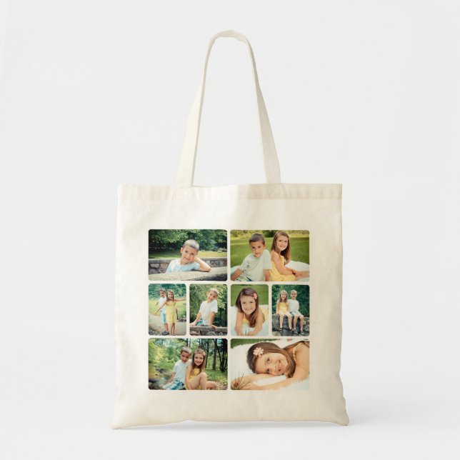 Photo Collage Tote Bag (Front)