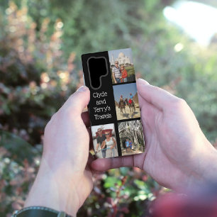 Photo Collage Travel Memories   Black Samsung Galaxy Case