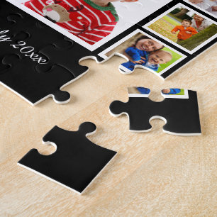 Photo Collage unique personalised DIY Jigsaw Puzzle