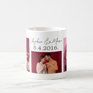 Photo Collage Valentine's Day Anniversary Coffee Mug