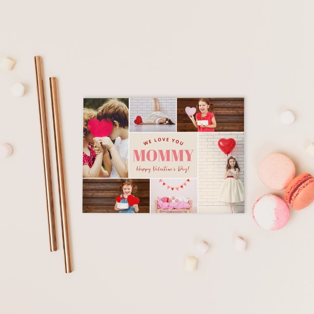 Photo Collage Valentine's Day Card for Mum (Creator Uploaded)