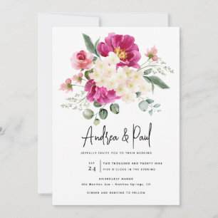 Photo Collage Wedding   Qr Code Invitations