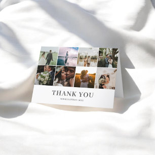 Photo Collage Wedding Thank You