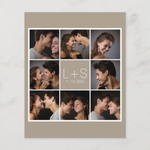 Photo Collage with Monogram Flyer