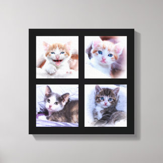 Photo Collage Wrapped Canvas