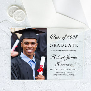 Photo College Graduation Acrylic Announcement