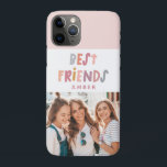 Photo colourful fun typography best friends Case-Mate iPhone case<br><div class="desc">Photo colourful fun typography girly best friends design. Part of a modern collection.</div>