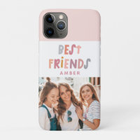Photo colourful fun typography best friends