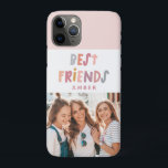 Photo colourful fun typography best friends iPhone 11 pro case<br><div class="desc">Photo colourful fun typography girly best friends design. Part of a modern collection.</div>