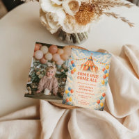 Photo Come One Come All Circus Birthday
