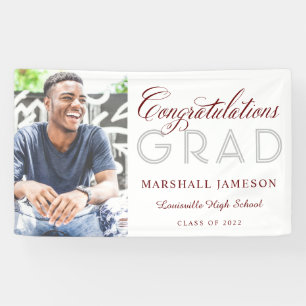 Photo Congratulations Calligraphy Graduation Banne Banner