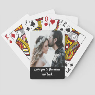 Photo Couple Love Modern Custom Playing Cards