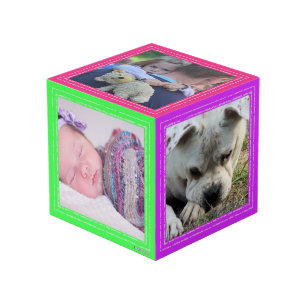 Photo Cube - Bright Coloured Frames - HAMbWG