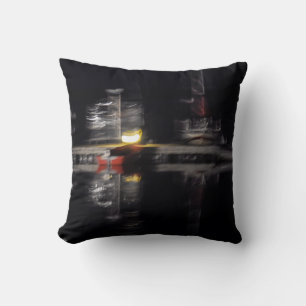 Photo cushion abstracted, boats