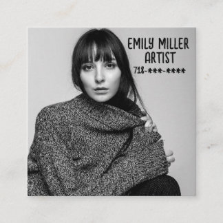 PHOTO Custom Business Cards