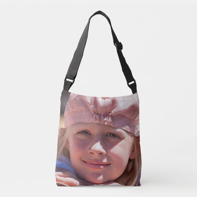 PHOTO CUSTOM CROSS BAG TOTE (Front)
