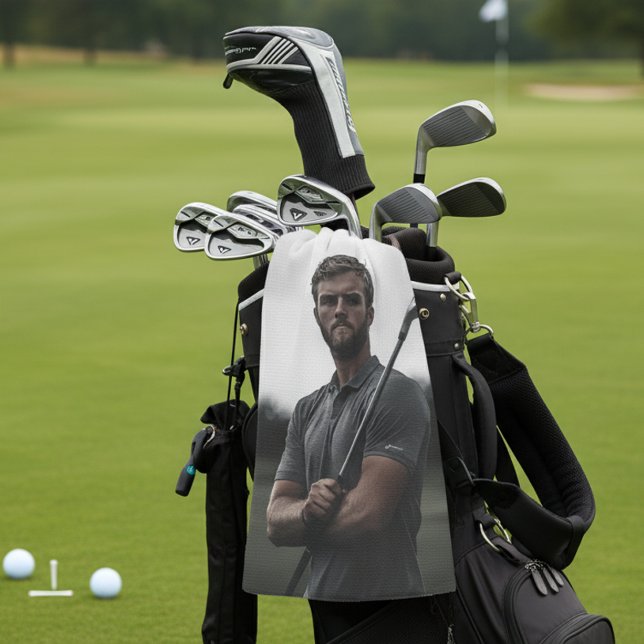 Photo Custom Gift Golfer  Golf Towel (Creator Uploaded)