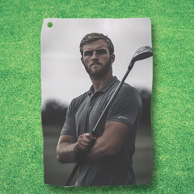 Photo Custom Gift Golfer  Golf Towel (Creator Uploaded)
