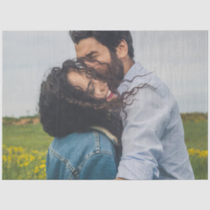 Photo Custom Personalised Couple Tissue Paper